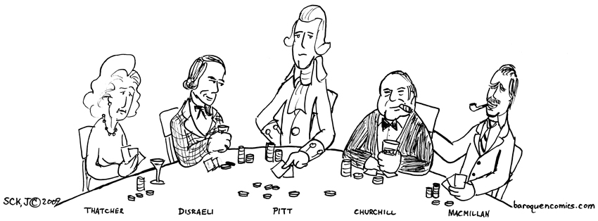 Prime Ministers Playing Poker   Tories